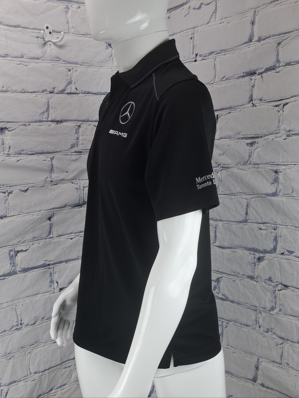 Mercedes Benz Men's Polo Shirt Logo AMG Promotional Hex Dry Stormtech golf Small - Picture 13 of 14